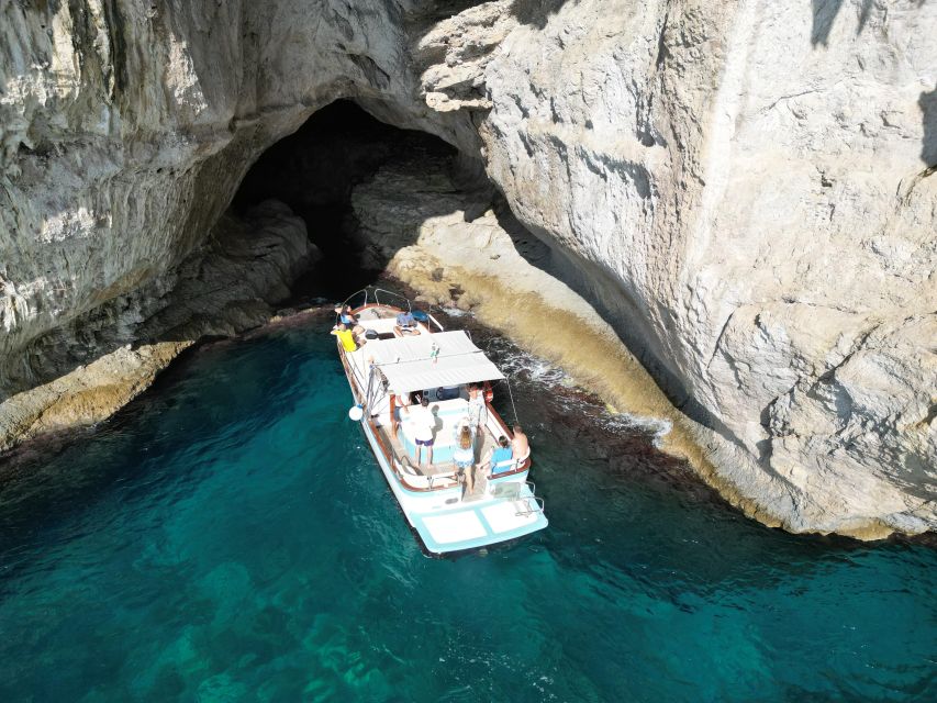 From Sorrento: Capri Island Full-Day Boat Tour - Grottoes, cliffs, and the Faraglioni