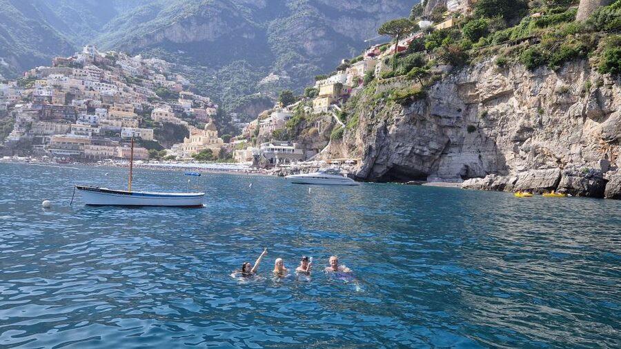 From Sorrento-Capri or Positano: Capri & Positano Boat Tour - Faraglioni, Villa Malaparte, and Tiberio’s Jump