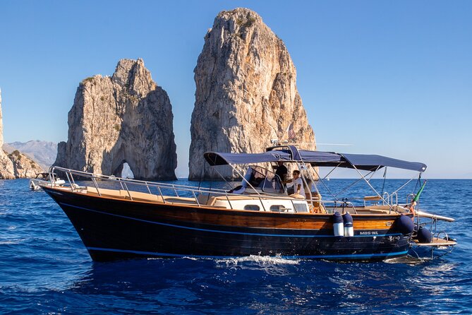 From Sorrento: Capri & Positano Private Boat VIP Tour - From Sorrento to the old fishing harbor