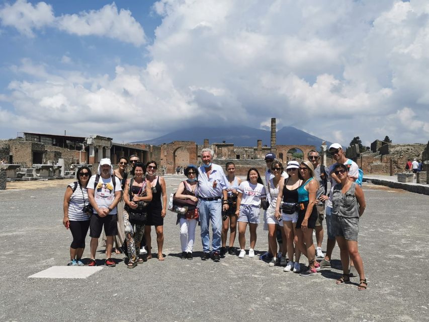 From Sorrento: Day Tour to Pompeii Ruins and Mount Vesuvius - Organization, guides, and the pace of the day