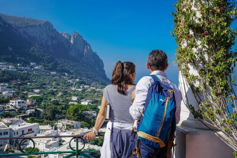 From Sorrento: Day Trip to Capri & Anacapri with Blue Grotto - Capri town, from the Piazzetta to Via Camerelle