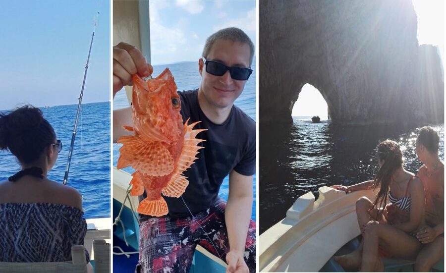 From Sorrento: Fishing in Capri with Lunch - Starting in Sorrento with pickup included