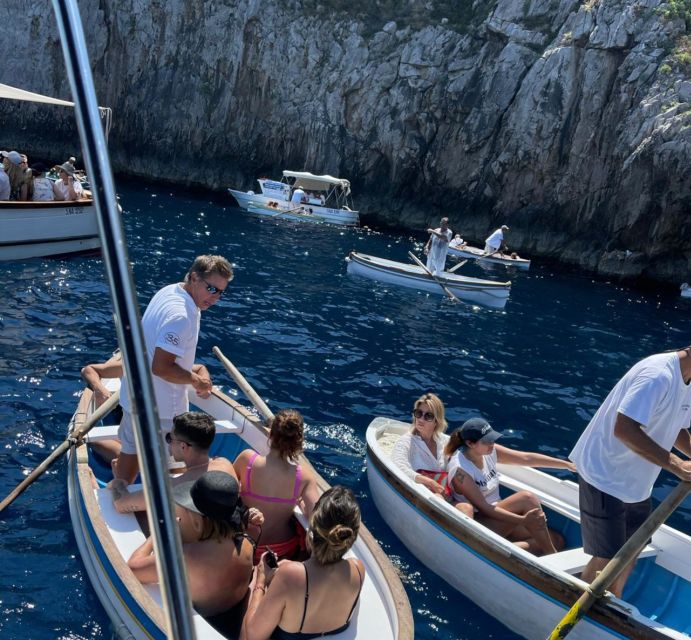 From Sorrento: Full Day Capri Private Boat Trip with Drinks - Three to four hours to explore Capri