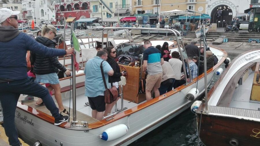 From Sorrento: Full-Day Trip to Capri and Blue Grotto - Transport, Walking, and Physical Demands