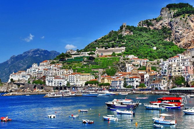 From Sorrento/Nerano: Amalfi Shared Tour - without pick up - Positano in about an hour and a half