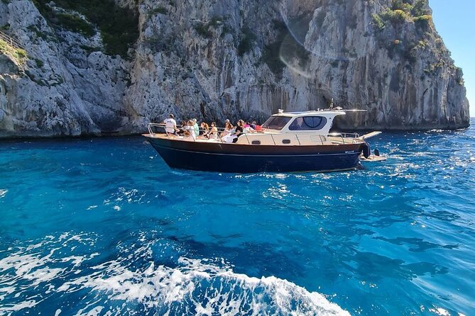 From Sorrento or Positano: Capri Island Private Boat VIP Tour - Swimming from the boat