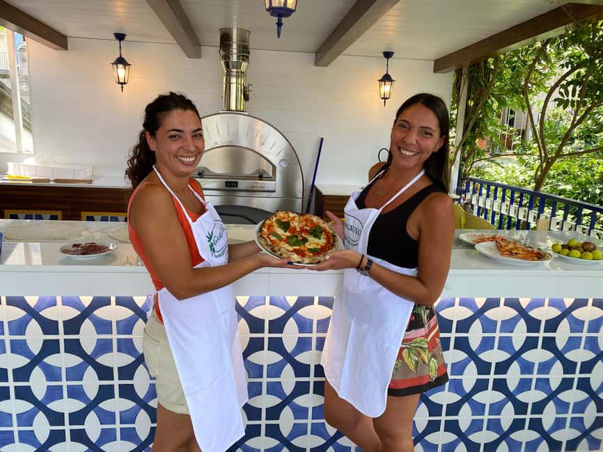 From Sorrento: Pizza-Making Class w/ View of Mount Vesuvius - Starting With the Olive Mill Shop