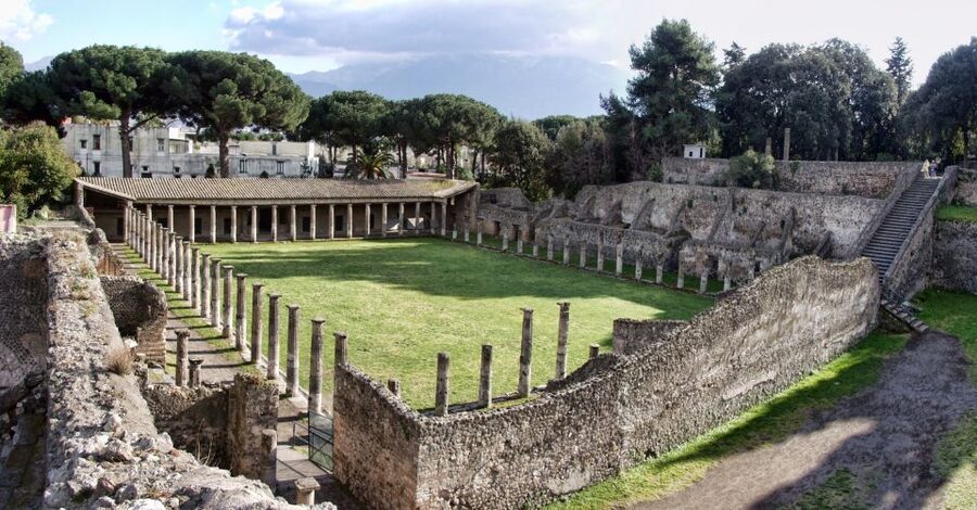 From Sorrento: Pompeii & Mt. Vesuvius Tour with Lunch & Wine - A vineyard lunch in the Vesuvius area