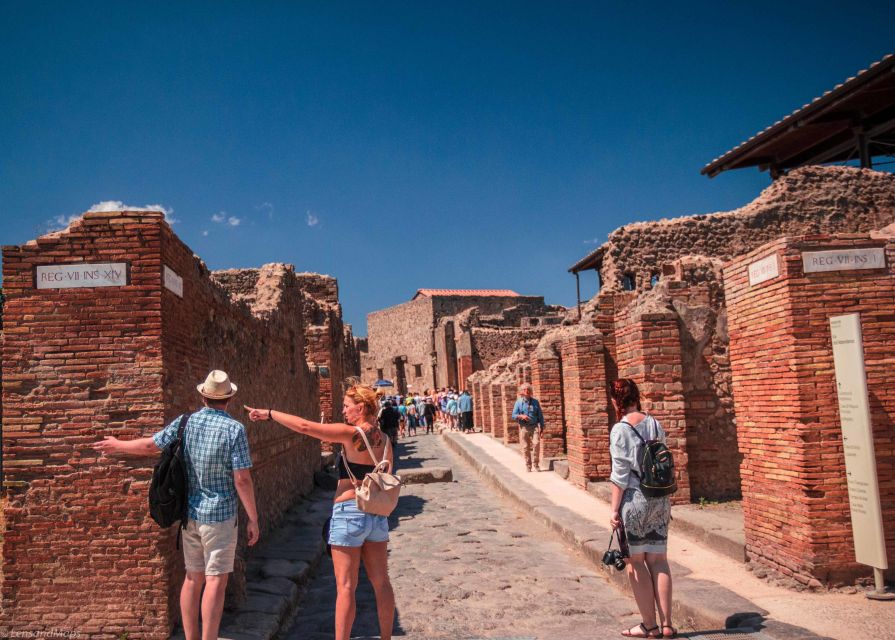 From Sorrento: Pompeii Ruins All-inclusive Guided Tour - Baths, theaters, and public life