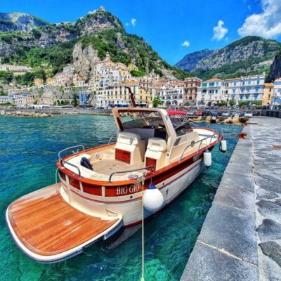 Positano and Amalfi Boat Trip with Transfer