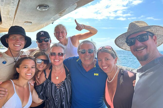 From Sorrento: Positano Private Boat Day Tour - Drinks, equipment, and comfort on board