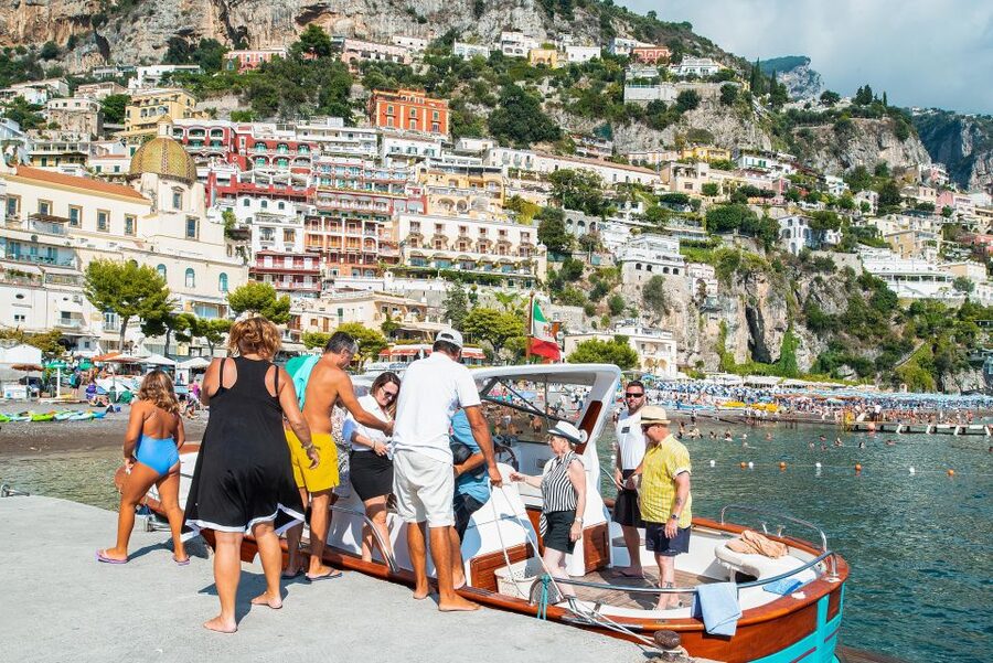 From Sorrento: Small-Group Amalfi Coast Boat Tour - Marciano waterfall and the first swim opportunity