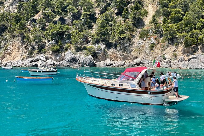 Full day in Capri with Fratelli Aprea 32 Feet - Beneath the Faraglioni, Capri’s signature photo stop