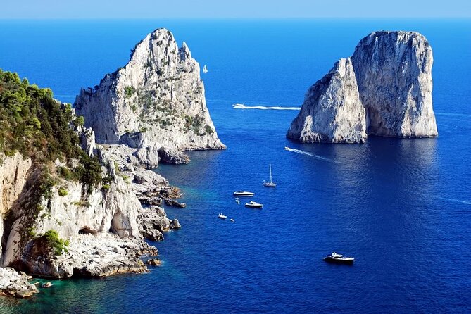 Full Day Private Boat Tour to Capri from Sorrento Coast - Entering the Blue Grotto by rowing boat