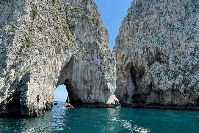 Full day private boat tour to the Island of Capri - The Faraglioni are the visual center of the trip