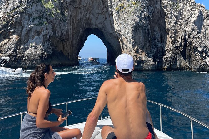 Full day private boat tour to the Island of Capri - Nerano is the practical lunch stop