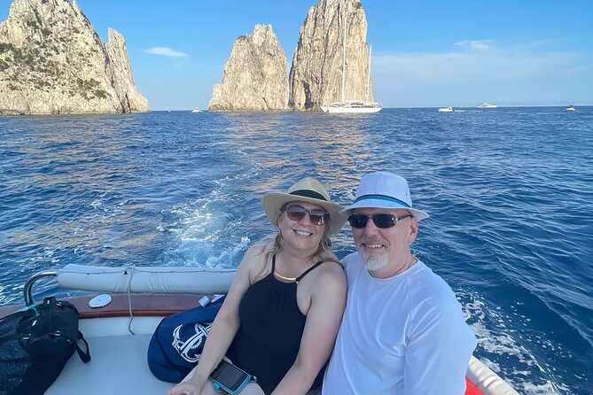 Full day Private Capri boat tour from Positano - Three hours at Marina Grande