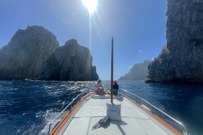 Full Day Private Guided Boat Tour of the Capri Coast - The Blue Grotto requires a time decision