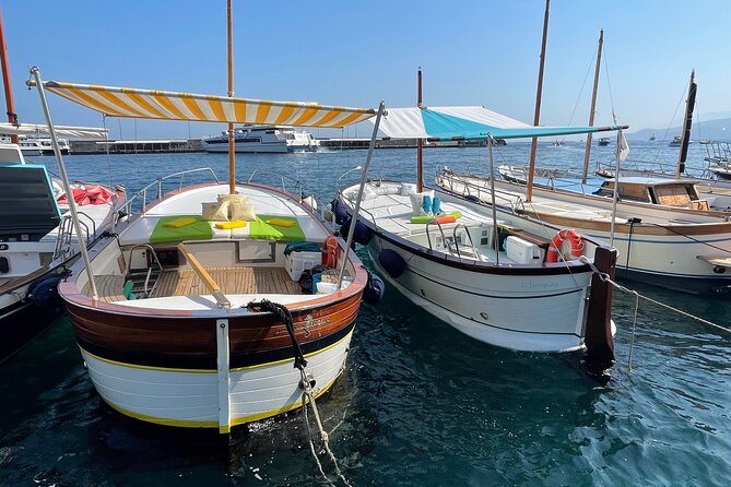 Full Day Private Guided Boat Tour of the Capri Coast - Punta Carena and the western edge of Capri