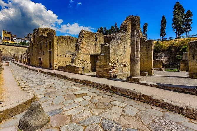 Guided Tour of Pompeii and Herculaneum with Lunch and Ticket - Herculaneum’s smaller scale and finer detail