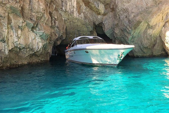 Half day around Capri by Itama 38 speedboat - The Faraglioni and Marina Piccola