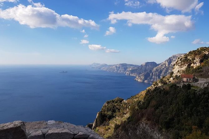 Hiking the Path of the Gods with Enzo: Amalfi Coast Adventure - Views toward Capri, the coast, and the sea