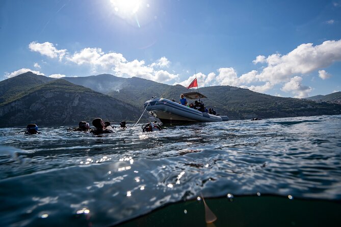 Immersion in Banco Santa Croce from Sorrento with Expert Guide - The guide and the small-boat experience