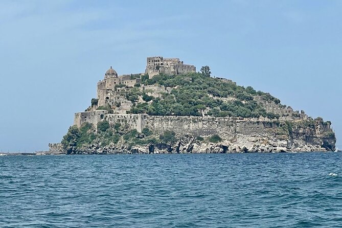 Ischia and Procida day experience - Castello Aragonese from the water