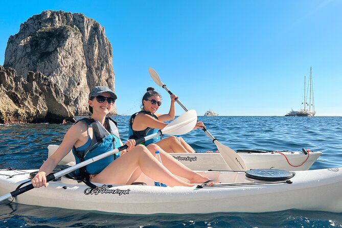 Kayak tour in Capri between caves and beaches. Photos included. - Seeing Via Krupp from the sea