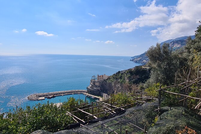 Lemon path hike - Amalfi coast - The views toward Ravello and Atrani