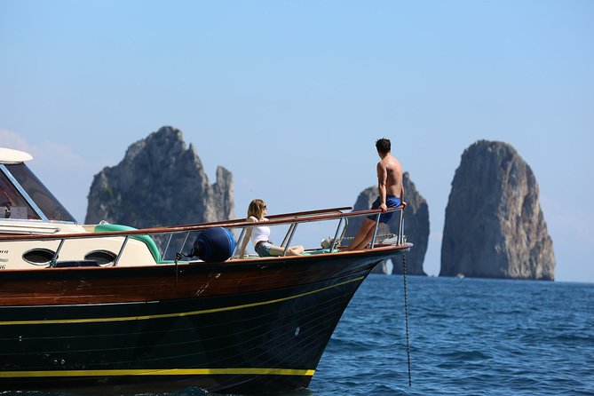 Li Galli Islands and Capri Small Group Boat Tour from Amalfi - The Faraglioni are Capri’s signature view