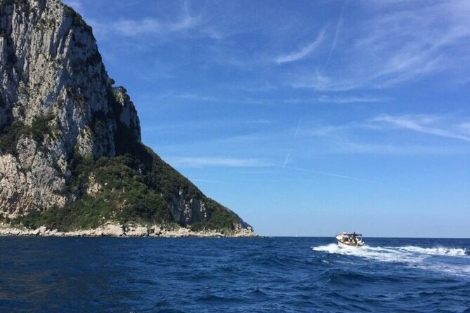 Luxury Capri Dining Experience & Aperitif with Yacht Transfer - Capri by open-top taxi