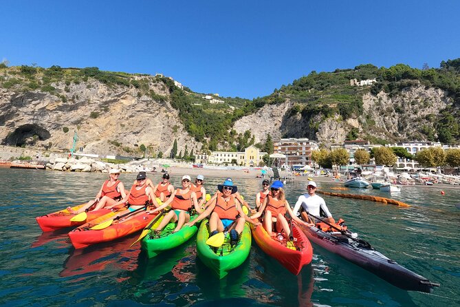 Maiori: Kayaking & Snorkeling tour along the Amalfi Coast - Starting at Moorea Beach Club in Maiori