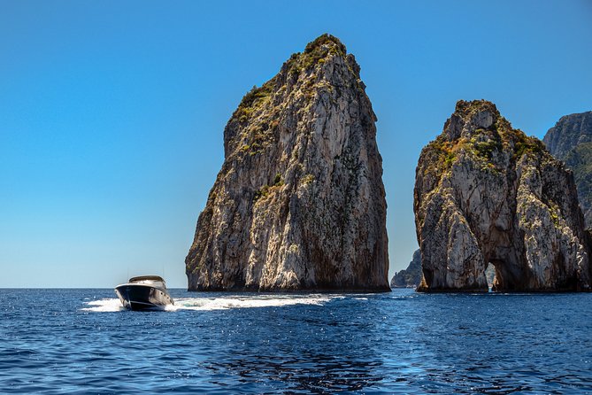 One Day Private Boat Tour of Capri - Lunch, Prosecco, and the practical meaning of private service