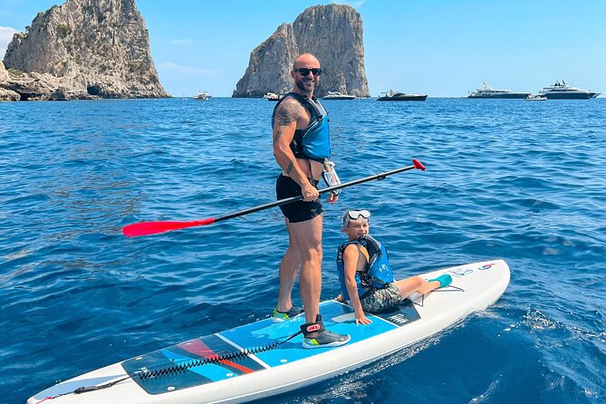 Paddleboard in Capri between caves and beaches. Photos included! - Swimming in Capri’s clear blue water