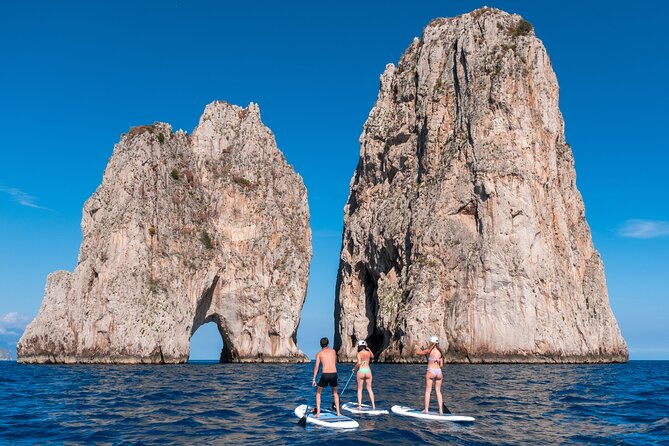Paddleboard in Capri between caves and beaches. Photos included! - What the $52.48 price gets you