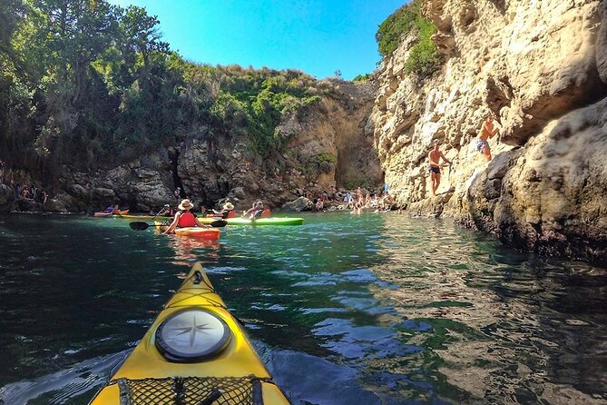 Panoramic Sorrento Kayaking Experience with Swimming & More - The cove, beach, and swimming stop