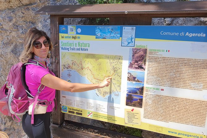 Path of the gods hike - Zia Lucy and the local side of the walk
