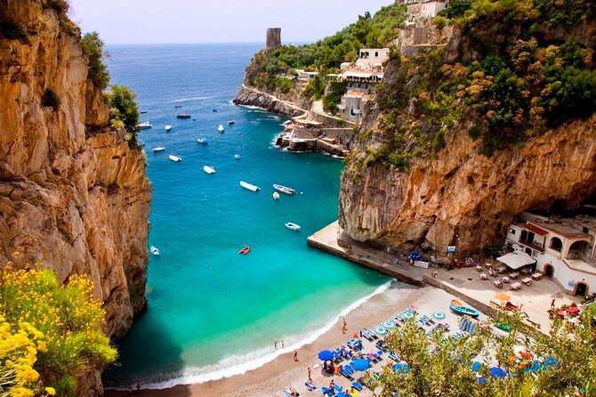 Positano & Amalfi Boat Tour from Sorrento: Swim & Light Lunch - Swimming near the Li Galli Islands