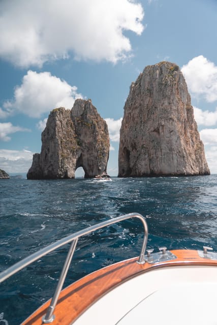 Positano: Capri and Blue Grotto Shared Boat Tour with Drinks - Four hours to choose your Capri