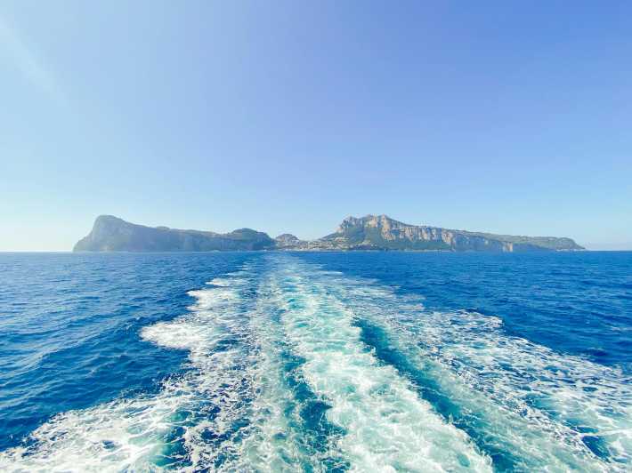 Positano: Capri and Blue Grotto Shared Boat Tour with Drinks - From Positano to Marina Della Lobra