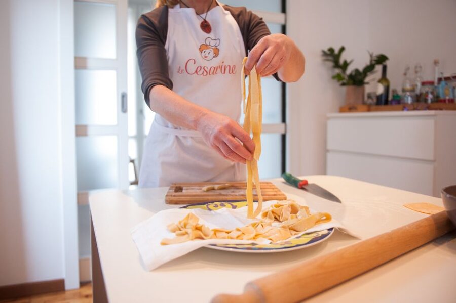 Positano: Pasta & Tiramisu Cooking Class at a Local's Home - Rolling sfoglia by hand