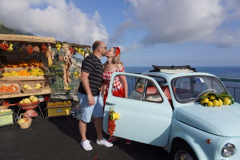 Positano/Praiano: Iconic Fiat 500 Private Amalfi Coast Tour - Positano viewpoints and coastal roads