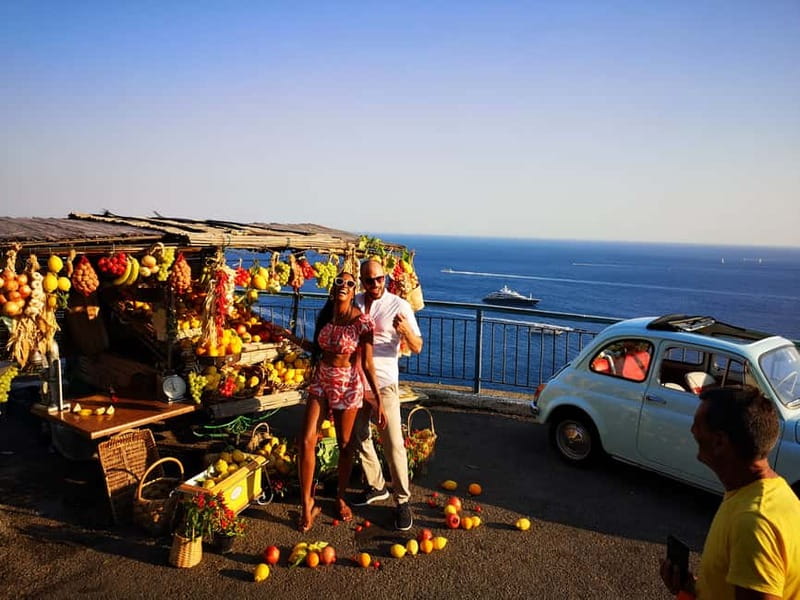 Positano/Praiano: Iconic Fiat 500 Private Amalfi Coast Tour - Starting from Positano or Praiano