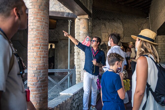 Priority Access Pompeii & Mt. Vesuvius Full day from Sorrento - Theater, Basilica, and the limits of two hours