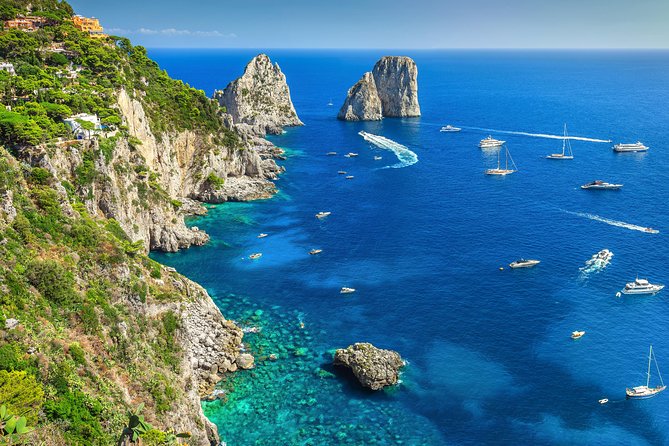 Private Boat Excursion from Sorrento to Capri and Positano - Marina Piccola, the lighthouse, and Capri’s Faraglioni