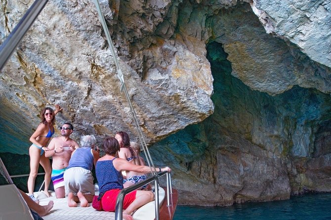 Private Boat Tour from Sorrento to Capri on a Classic Gozzo 8.50 - Punta Carena and Marina Piccola