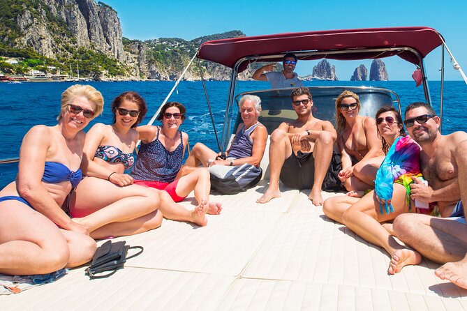 Private Boat Tour from Sorrento to Capri on a Classic Gozzo 8.50 - The White Grotto and Natural Arch