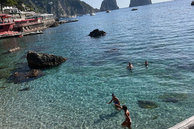 Private Boat Tour of Capri, Positano, Amalfi - Capri ashore, with roughly 45 minutes to walk