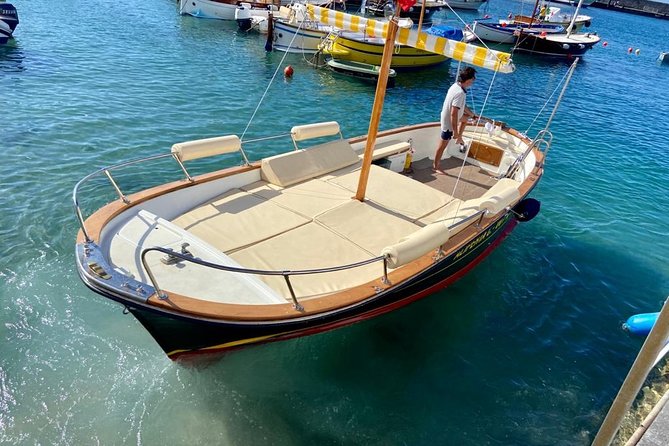Private boat tour of Capri (relaxation tour three hours) - White Grotto, Coral Grotto, and the changing coast